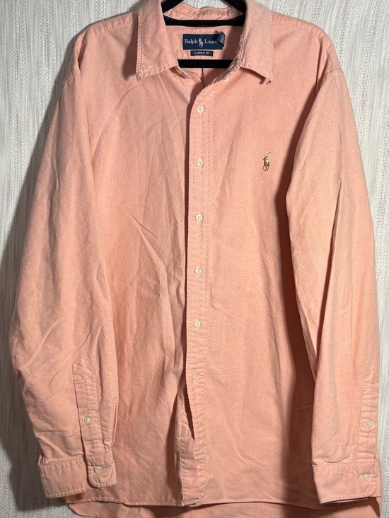 Ralph Lauren Other - Ralph Lauren Men’s Peach Button-Down Shirt XXL